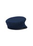 模特儿示范图 - 点击放大 - RUSLAN BAGINSKY - Crystal Embellished Denim Baker Boy Cap