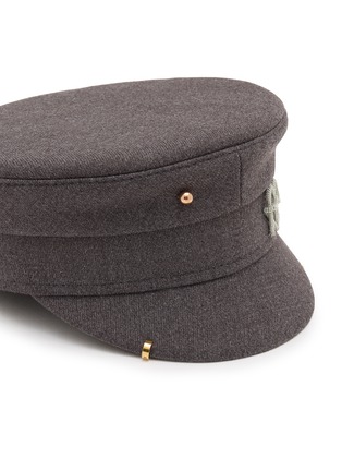 细节 - 点击放大 - RUSLAN BAGINSKY - Pierced Felt Baker Boy Cap