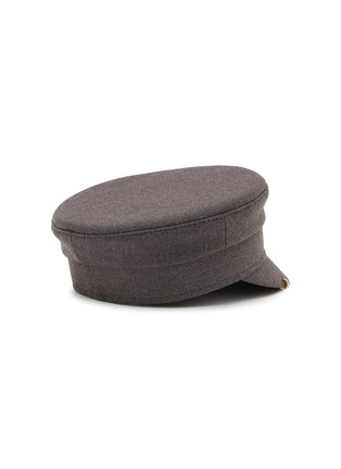模特儿示范图 - 点击放大 - RUSLAN BAGINSKY - Pierced Felt Baker Boy Cap