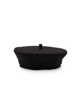 模特儿示范图 - 点击放大 - RUSLAN BAGINSKY - Monogram Embroidered Felt Beret