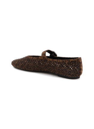  - KURT GEIGER - MAYFAIR 仿钻豹纹玛丽珍平底鞋