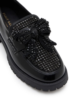 细节 - 点击放大 - KURT GEIGER - 仿钻流苏蝴蝶结乐福鞋