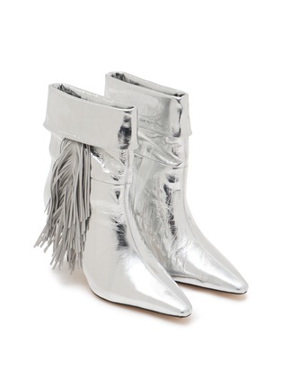 细节 - 点击放大 - KURT GEIGER - 75 PICCADILLY 流苏高跟靴