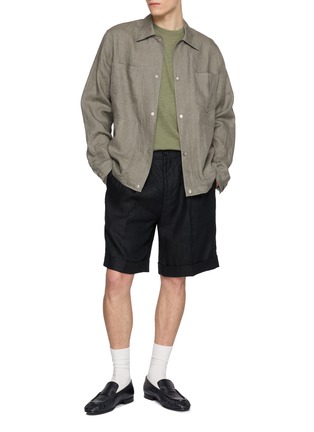 模特儿示范图 - 点击放大 - RAG & BONE - Classic Flame Cotton T-shirt