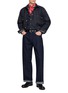 模特儿示范图 - 点击放大 - EDWIN - Dark Wash Denim Jacket