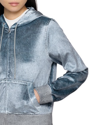  - RAG & BONE - 仿牛仔连帽卫衣