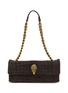 首图 - 点击放大 - KURT GEIGER - Kensington East West Crocodile Suede Bag