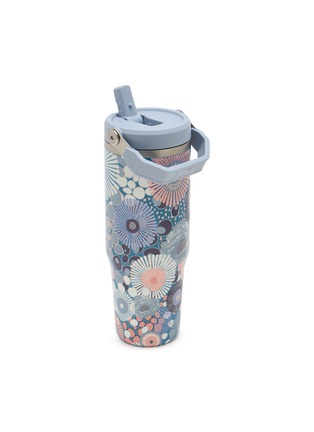 细节 –点击放大 - STANLEY - The IceFlow™ Flip Straw 2.0 Tumbler 30oz — Blue Dream Wildflower