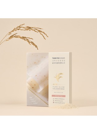  - THANK YOU FARMER - Rice Pure Glow Collagen Mask X 4 Sheets