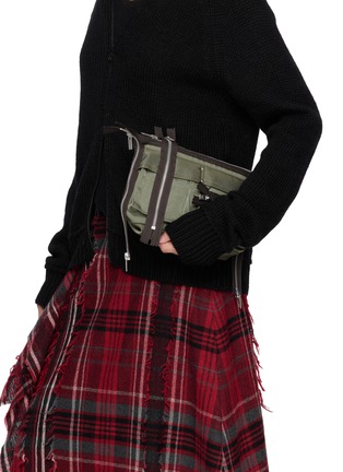 正面 -点击放大 - Y'S - Mini Zip Leather Shoulder Bag