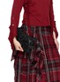 模特儿示范图 - 点击放大 - Y'S - Mini Zip Leather Shoulder Bag