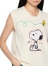  - CHINTI & PARKER - X Peanuts Snoopy Intarsia Hand Embroidered Knit Tank