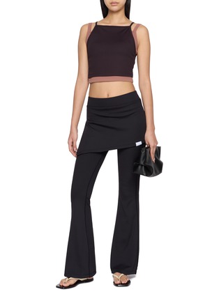 模特儿示范图 - 点击放大 - NYLORA - Laura Layered Skirt Pants