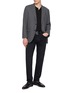 模特儿示范图 - 点击放大 - BARMAS - Straight Leg Denim Jeans