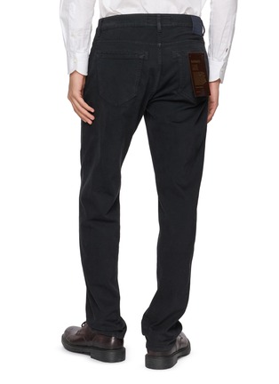 背面 - 点击放大 - BARMAS - Straight Leg Cotton Cashmere Stretch Pants