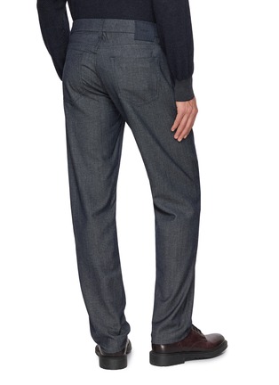 背面 - 点击放大 - BARMAS - Straight Leg Cotton Wool Pants