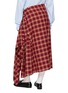 背面 - 点击放大 - EENK - Side Button Convertible Chequered Skirt