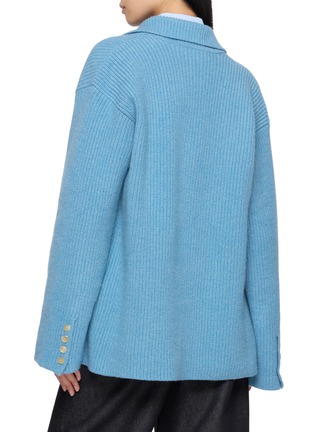 背面 - 点击放大 - EENK - Double Breasted Knit Cardigan
