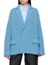 首图 - 点击放大 - EENK - Double Breasted Knit Cardigan