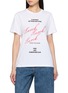 首图 - 点击放大 - EENK - Slogan Graphic Print T-Shirt