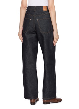 背面 - 点击放大 - EENK - Curved Leg Denim Jeans