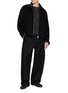 模特儿示范图 - 点击放大 - AMOMENTO - Double Pleat Wide Leg Pants