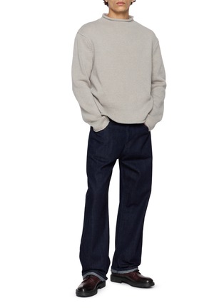 模特儿示范图 - 点击放大 - AMOMENTO - Roll Neck Knit Sweater