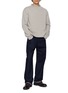 模特儿示范图 - 点击放大 - AMOMENTO - Roll Neck Knit Sweater