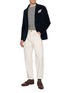 模特儿示范图 - 点击放大 - EQUIL - Single Breasted Garment Dyed Blazer