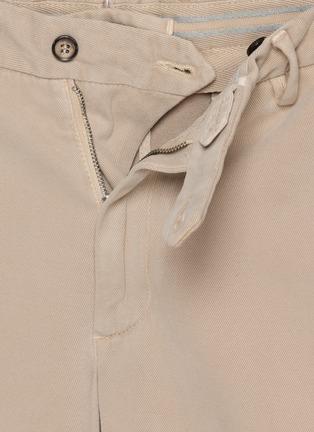 细节 - 点击放大 - EQUIL - Flat Front Cashmere Cotton Twill Pants