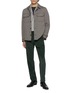 模特儿示范图 - 点击放大 - EQUIL - Flap Pocket Wool Shirt Jacket
