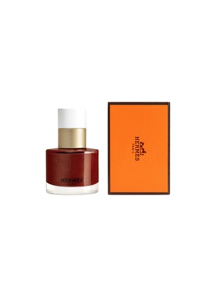 Front View - 点击放大 - HERMÈS - Limited Edition Les Mains Hermès Nail Enamel — Brun Hélios