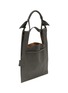 细节 - 点击放大 - BEAUTIFUL PEOPLE - Extra Large Bandage Handle Shrink Leather Market Bag