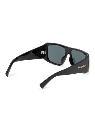 模特儿示范图 - 点击放大 - SAINT LAURENT - Recycled Acetate Square Sunglasses