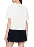 背面 - 点击放大 - LACOSTE - Cropped Logo Patch T-Shirt