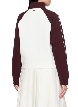 背面 - 点击放大 - LACOSTE - Contrast Raglan Sleeve Sweatshirt