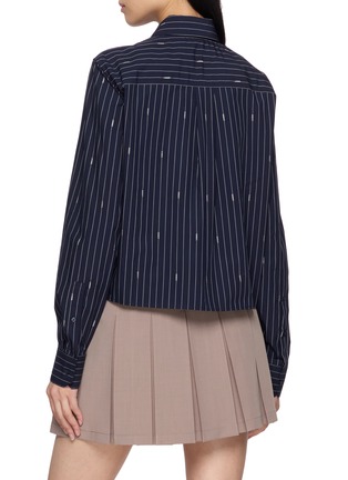 背面 - 点击放大 - LACOSTE - Logo Striped Cotton Shirt