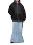 模特儿示范图 - 点击放大 - DISCOVERED - X Champion Stud Embellished Panel Sweat Hoodie