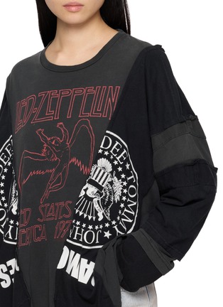  - DISCOVERED - Spliced Long Sleeve Band T-Shirt