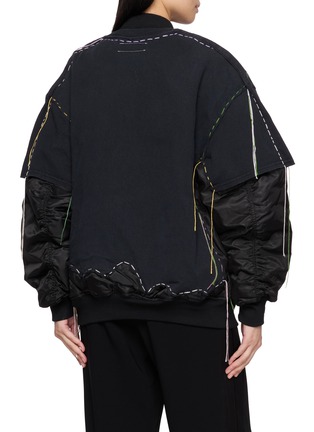 背面 - 点击放大 - DISCOVERED - Band Tee Layered MA-1 Blouson