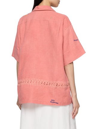 背面 - 点击放大 - STORY MFG - Greetings Hand Embroidered Cotton Linen Shirt