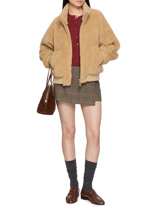模特儿示范图 - 点击放大 - DUNST - Boa Fleece Unisex Blouson Jacket