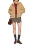 模特儿示范图 - 点击放大 - DUNST - Boa Fleece Unisex Blouson Jacket