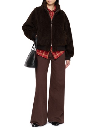 模特儿示范图 - 点击放大 - DUNST - Boa Fleece Unisex Blouson Jacket