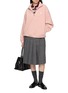 模特儿示范图 - 点击放大 - DUNST - Unisex Quarter Zip Fleece Sweatshirt