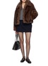 模特儿示范图 - 点击放大 - DUNST - Cropped Fur Jacket