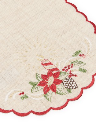 细节 –点击放大 - OTTO DOTZAUER - Embroidered Oval Placemat