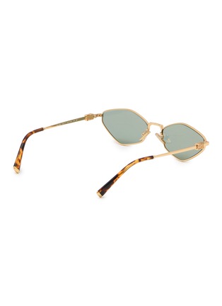 模特儿示范图 - 点击放大 - MIU MIU - Main Collection Metal Cateye Sunglsees