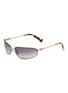 首图 - 点击放大 - MIU MIU - Fashion Show Metal Aviator Sunglasses