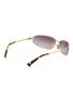 模特儿示范图 - 点击放大 - MIU MIU - Fashion Show Metal Aviator Sunglasses